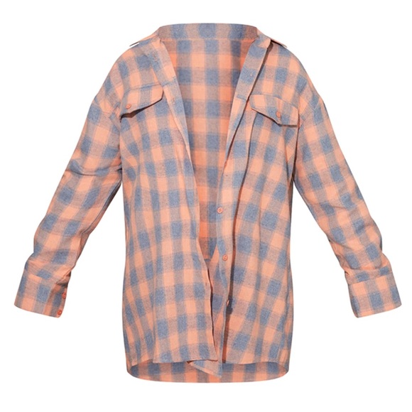 Pretty Little Thing Check Shirt - Picture 2 of 4